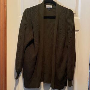 Universal Thread Womens,Dark Olive Cardigan, size med